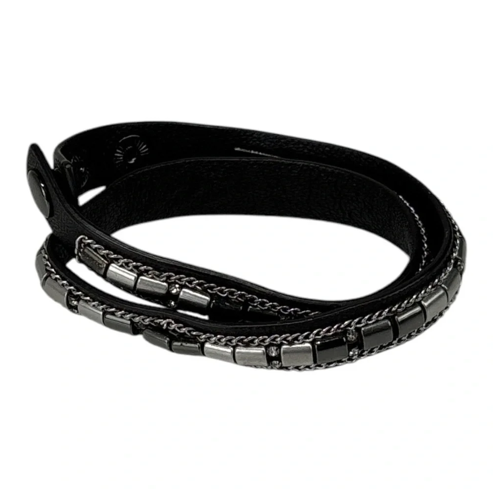 Stella & Dot Cady Wrap Bracelet Silver (Retired)